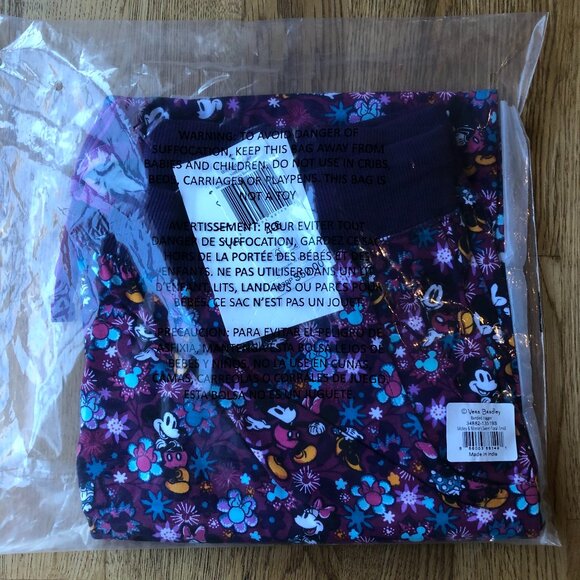 Vera Bradley Disney Banded Jogger Mickey and Minnie's Sweet Floral NWT - Picture 3 of 6